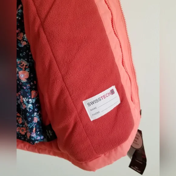 NEW 3 IN 1 Girl Systems hooded Jacket Size M ( 10/12) - Picture 12 of 15